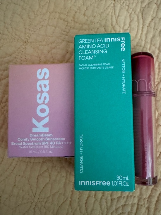 Kosas Other - Kosas tinted SPF _&_ ROM&ND Lip Tint _&_ innisfree Cleanser